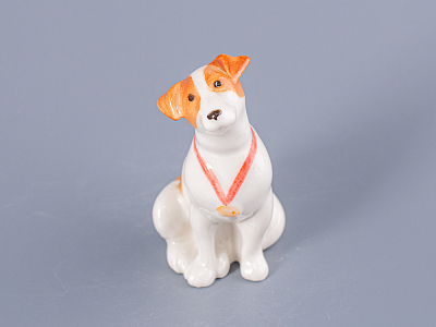 Скульптура Джек-Рассел-Терьер Лео арт. 82.80393.00.1
