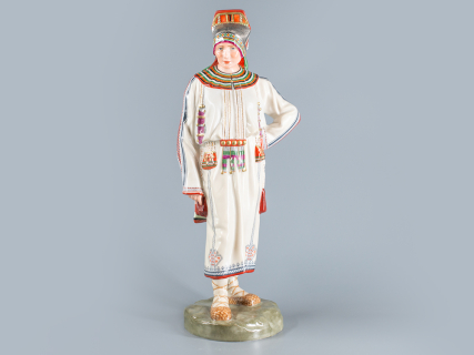 Скульптура Народности России Мордовка племени мокша арт. 82.66477.00.1, 