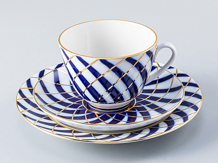 Трехпредметный комплект чайный Весенняя Тодес 230 мл арт. 81.14823.00.1