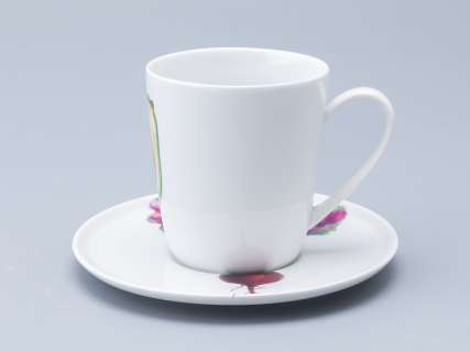 Чашка с блюдцем, форма Колокол, рисунок Мамина дача, арт. 81.34405.00.1, 