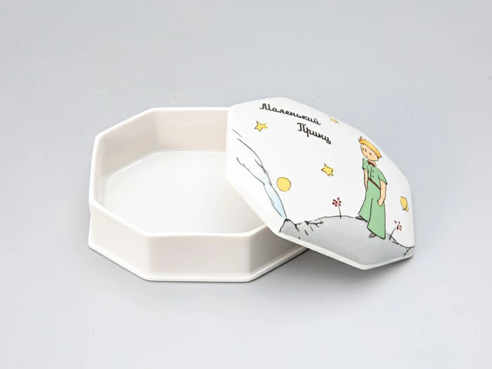 Туалетная коробочка форма Граненая, рисунок Принц на планете, арт 80.82814.00.1, 