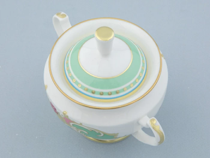 Сервиз чайный форма Айседора рисунок Аквамарин 6 персон 14 предметов арт. 81.30906.00.1, 