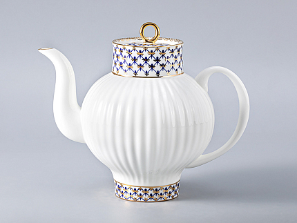 Сервиз чайный Волна Кобальтовая сетка, 6 персон 14 предметов, арт. 81.20894.00.1