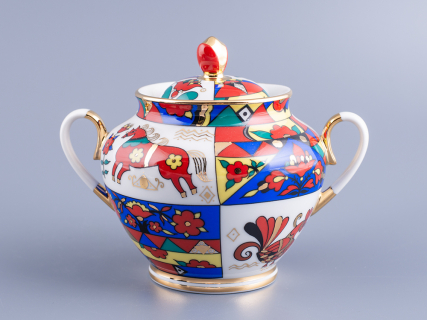 Сахарница форма Весенняя Народные Узоры арт. 80.60811.00.1, 