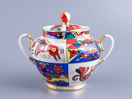 Сахарница форма Весенняя Народные Узоры арт. 80.60811.00.1