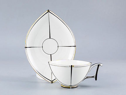 Чашка с блюдцем чайная 200 мл форма Ковчег рисунок Ковчег арт. 81.15873.00.1