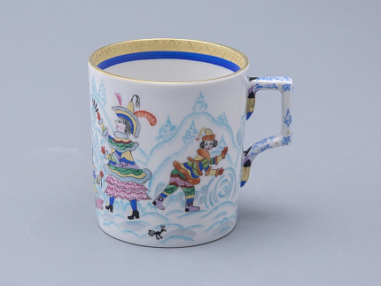 Сервиз чайный форма Гербовая рисунок Зимние забавы, 4 персоны 10 предметов арт. 81.20899.00.1