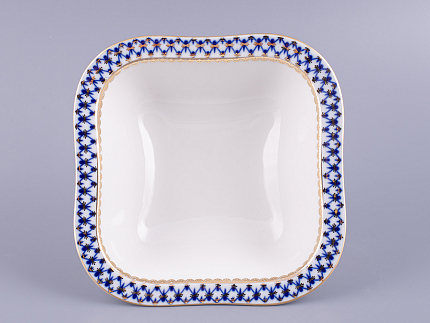 Салатник шести порционный квадратный Молодежная Кобальтовая сетка арт. 80.09899.00.1