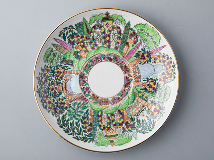 Чашка с блюдцем, форма Подарочная, рисунок Весенний Парк, арт 81.14820.00.1