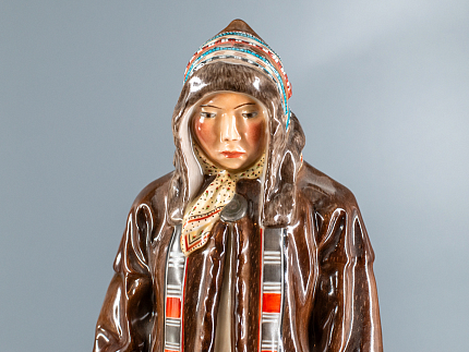 Скульптура Народности России Тунгузская женщина арт. 82.78568.00.1