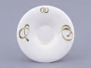 Чашка с блюдцем чайная форма Оливия рисунок Колечки, арт. 81.31427.00.1, 