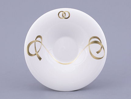 Чашка с блюдцем чайная форма Оливия рисунок Колечки, арт. 81.31427.00.1