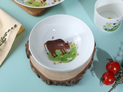 Подарочный набор 1/3 форма Восточная рисунок На ферме, арт. 81.32842.00.1