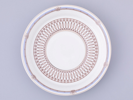 Чашка с блюдцем чайная, форма Гербовая, рисунок Серебряный город 3, арт. 81.32586.00.1