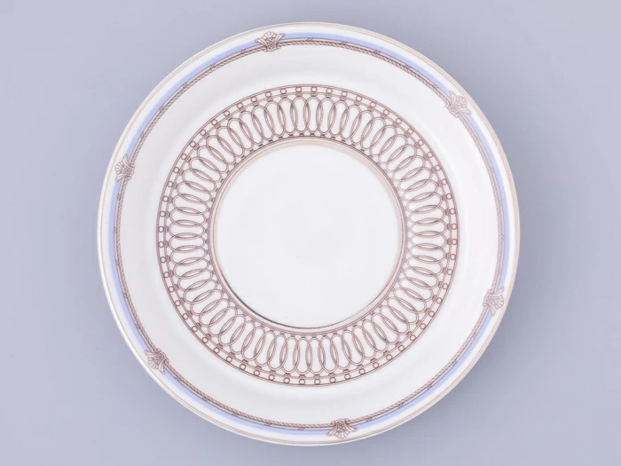 Чашка с блюдцем чайная, форма Гербовая, рисунок Серебряный город 3, арт. 81.32586.00.1, 