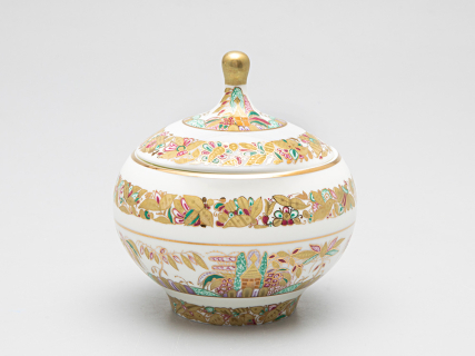 Сервиз чайный форма Яблочко рисунок Пейзажный фриз, 6 персон 15 предмета арт. 81.14525.01.1, 