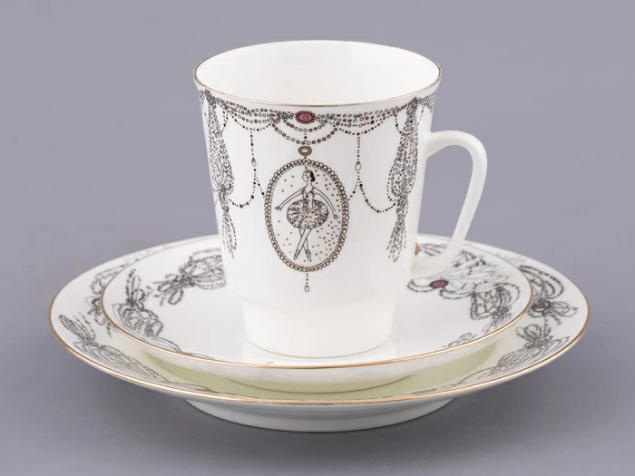 Трехпредметный комплект 165 мм форма Майская рисунок Балет Лебединое озеро арт. 81.17916.00.1, 