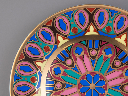 Тарелка декоративная 270 мм Европейская, в подарочной упаковке, рисунок Готическая 11 арт. 81.25631.00.1