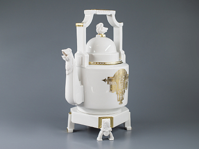 Сервиз форма Беседа рисунок Встреча, 2 персоны 8 предметов, арт. 81.13999.00.1