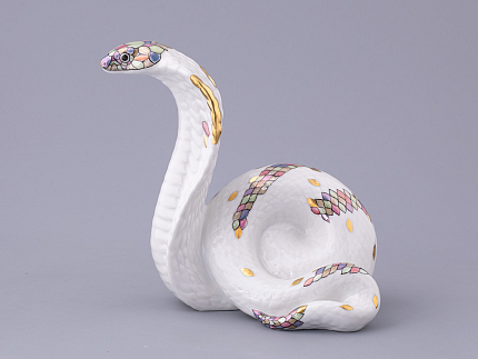 Скульптура форма Кобра, большой размер, в подарочной упаковке, рисунок Мудрость, арт. 81.32810.00.1