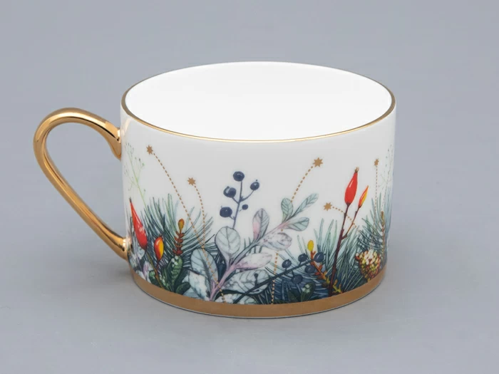 Чашка с блюдцем 250 мл, форма Идиллия, рисунок Календа-2, арт. 81.33748.00.1, 