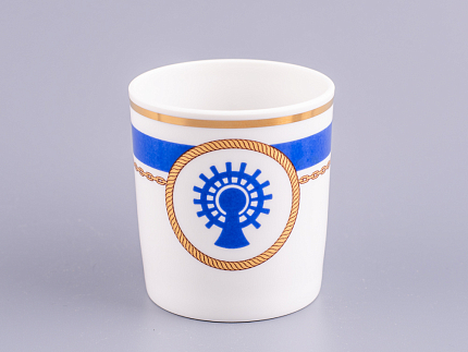 Чашка с блюдцем чайная 220 мл форма Гербовая рисунок Кают-компания № 5 арт. 81.24034.00.1