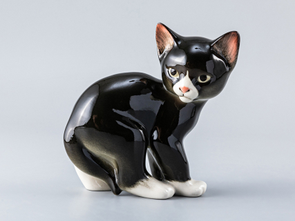Скульптура Кошка черная арт. 82.51744.00.1, 