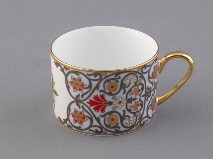 Чашка с блюдцем 250 мл в подарочной упаковке форма Соло, рисунок, Мак восточный, арт.81.32655.00.1, 