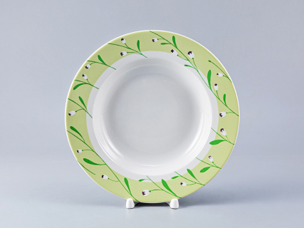 Тарелка 220 мм форма Глубокая, рисунок Весенний бриз, арт. 80.98407.00.1, 