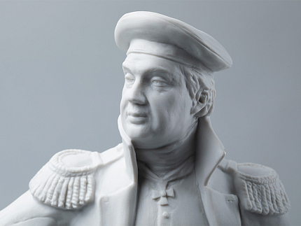 Подарочный набор Генерал-фельдмаршал Кутузов М.И. 1745 г. Белый бисквит арт. 81.31283.00.1