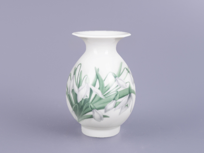 Ваза для цветов форма Березка №6 рисунок Первоцвет арт. 80.84199.00.1, 