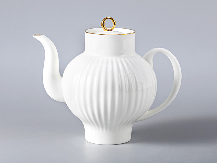 Чайник заварочный  800 мл форма Волна рисунок Золотой кантик арт.  80.07512.00.1, 