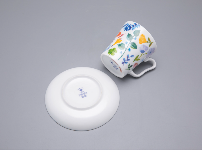 Бокал с блюдцем форма Ленинградский рисунок Primavera (Примавера), арт. 81.34502.00.1, 