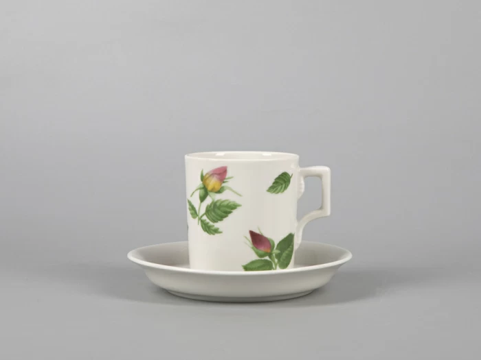 Чашка с блюдцем чайная форма Гербовая рисунок Розариум арт. 81.30483.00.1, 