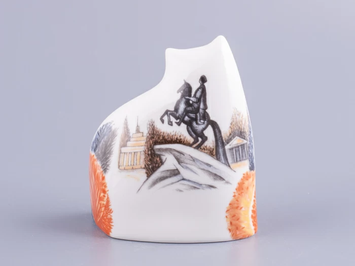 Скульптура Кот идущий, рисунок Осень в городе, арт 82.88384.00.1, 