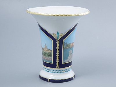 Ваза форма Ампирная рисунок Невские берега, арт. 80.44194.00.1