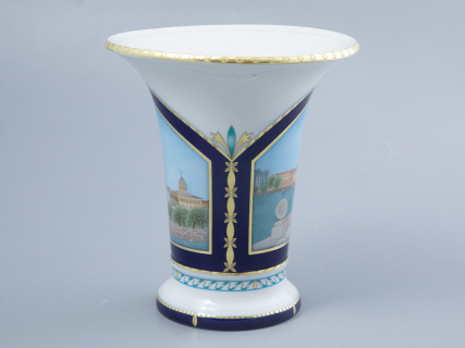 Ваза форма Ампирная рисунок Невские берега, арт. 80.44194.00.1, 