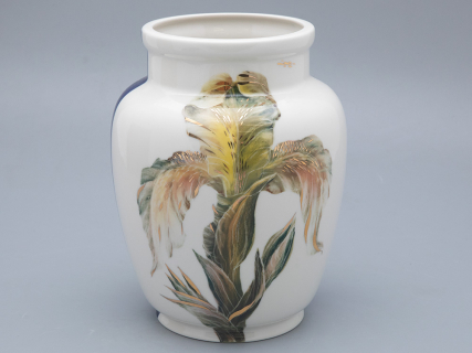 Ваза форма Китайская малого размера рисунок Ирисы, арт. 80.96067.00.1, 