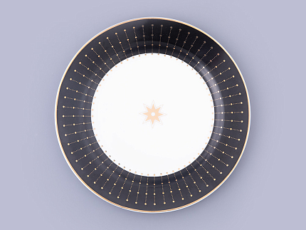 Тарелка плоская 200 мм, форма Стандартная, рисунок Неро 1, арт 80.46112.00.1