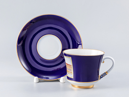 Сервиз чайный форма Банкетная рисунок Классика Петербурга-2 52%, 6 персон 20 предметов арт. 81.25120.00.1, 