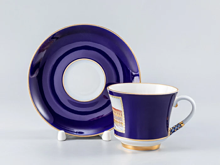 Сервиз чайный форма Банкетная рисунок Классика Петербурга-2 52%, 6 персон 20 предметов арт. 81.25120.00.1, 