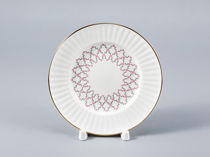 Тарелка 155 мм Волна "Розовая сетка" арт.  80.09274.00.1, 