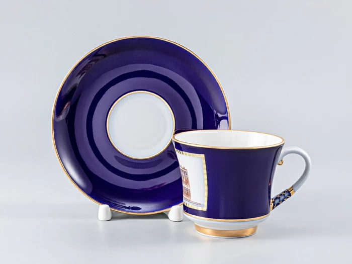 Сервиз чайный форма Банкетная рисунок Классика Петербурга-2 52%, 6 персон 20 предметов арт. 81.25120.00.1, 