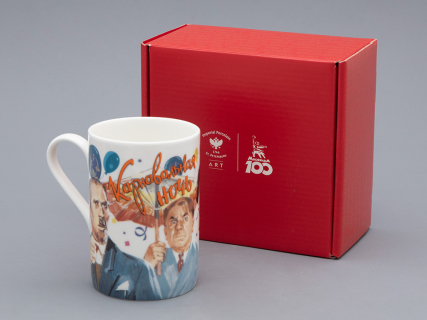 Бокал в подарочной упаковке, форма Идиллия, рисунок Карнавальная ночь, арт 81.33250.00.1, 