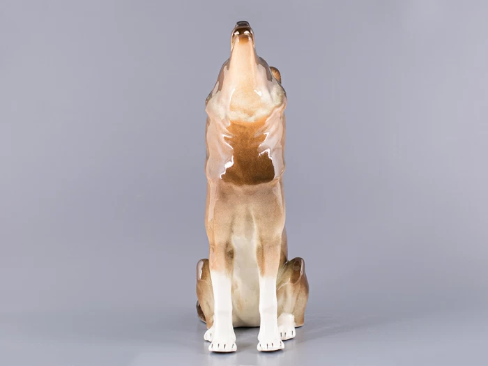 Скульптура Волк сидящий арт. 82.06370.00.1, 