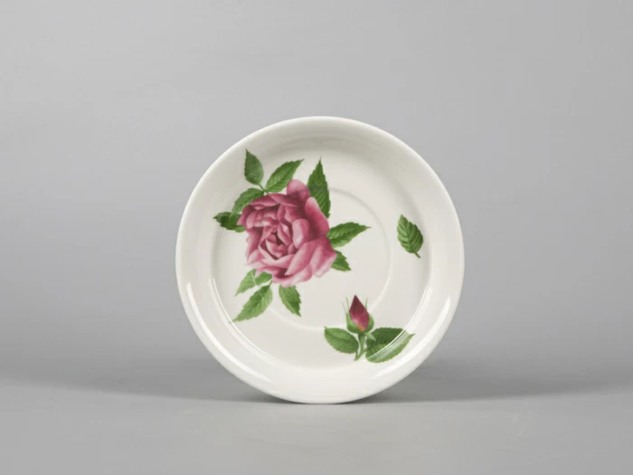 Чашка с блюдцем чайная форма Гербовая рисунок Розариум арт. 81.30483.00.1, 