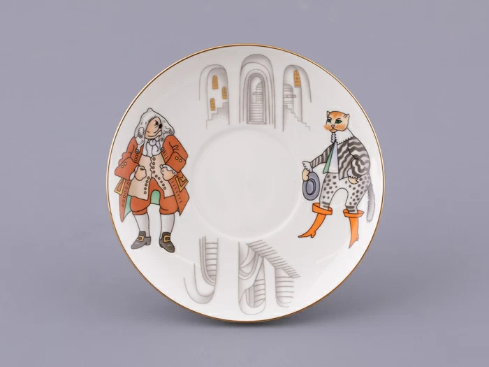 Трехпредметный комплект 165 мл форма Майская рисунок Синяя птица, арт. 81.32260.00.1, 