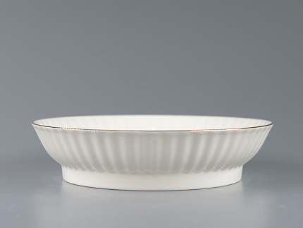 Сухарница, 170 мм, форма Волна,  рисунок Золотой кантик арт. 80.00756.00.1