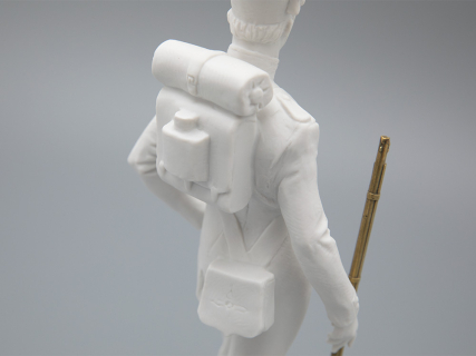 Скульптура  Рядовой русской пехоты Николая I, в подарочной упаковке, рисунок Белый бисквит, арт 81.33426.00.1, 