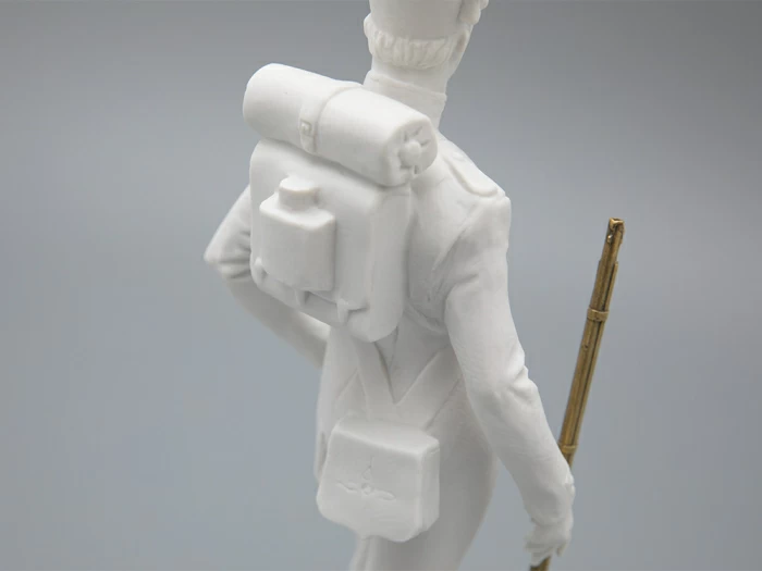 Скульптура  Рядовой русской пехоты Николая I, в подарочной упаковке, рисунок Белый бисквит, арт 81.33426.00.1, 